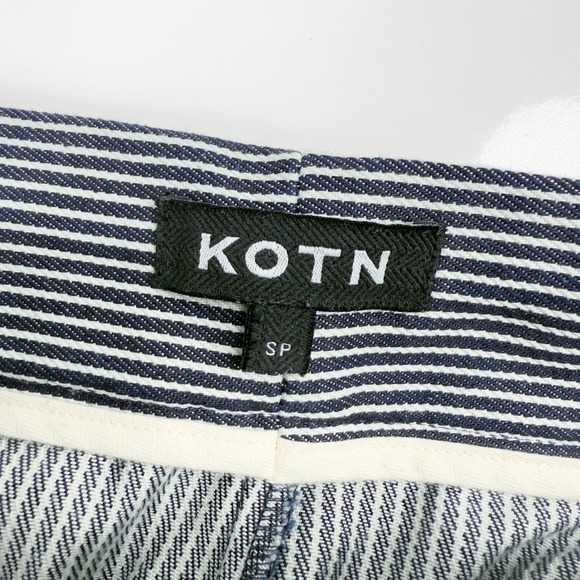 KOTNβ 100% Cotton Navy/Ivory Stripes Field Pants S - Picture 4 of 6